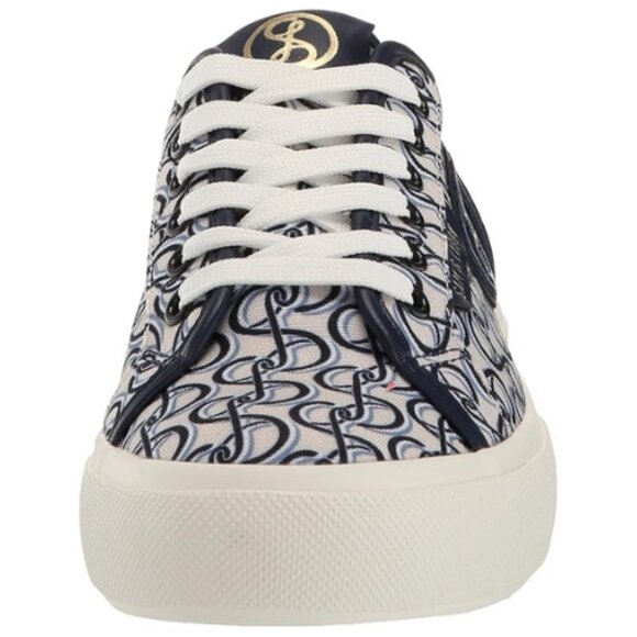 Sam & Libby Women's Dina Lace Up Sneaker Size 9M / 40 EUR Dark Indigo - Picture 2 of 7